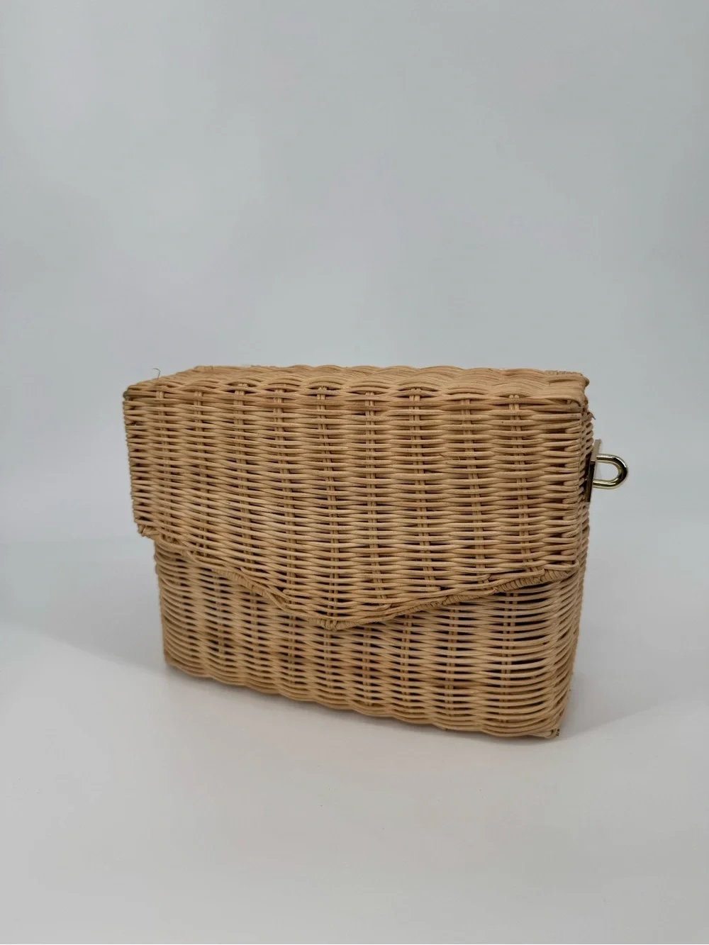 Fallon & Royce Kaia Natural Clutch Straw Summer Boho Coastal Chic Crossbody Bag